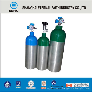 DOT-3al haute qualité petit cylindre en aluminium portatif de gaz